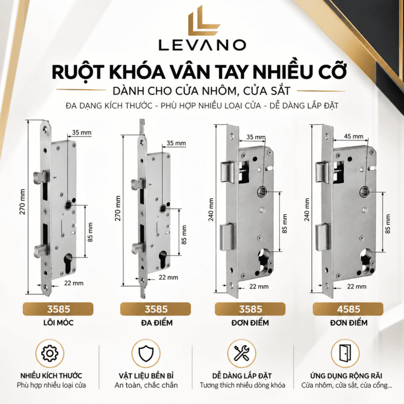 khóa vân tay Levano
