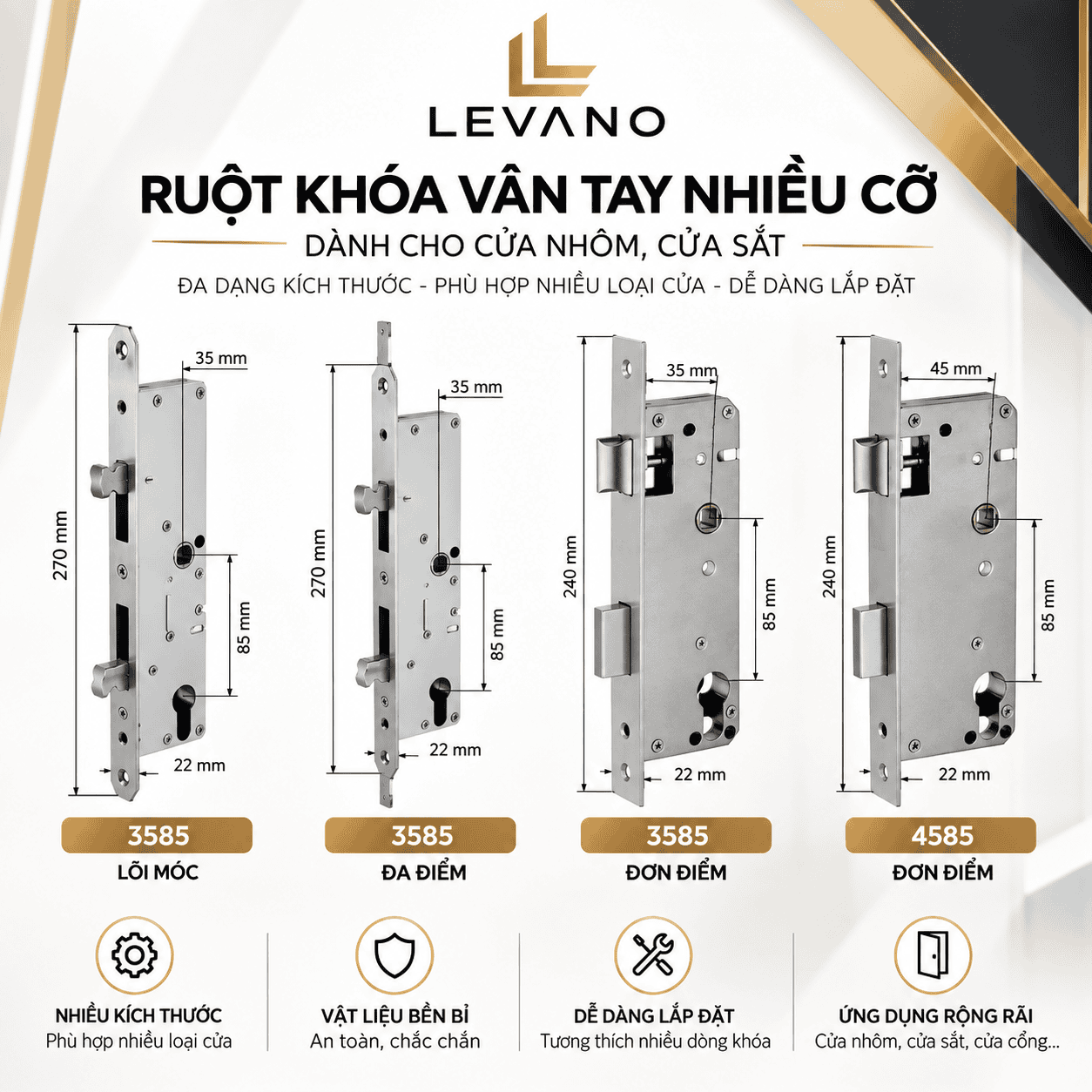 khóa cửa thông minh Levano khóa cửa thông minh Levano
