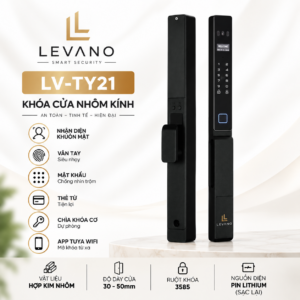 Khóa cửa nhôm thông minh Levano LV-TY30