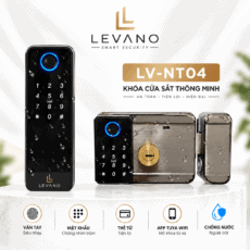 Khóa vân tay thông minh Levano LV-NT04 cho cửa sắt ngoài trời.