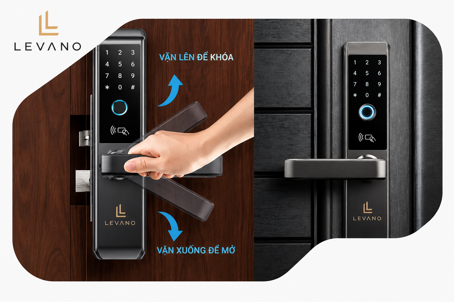 Khóa cửa thông minh Levano cao cấp