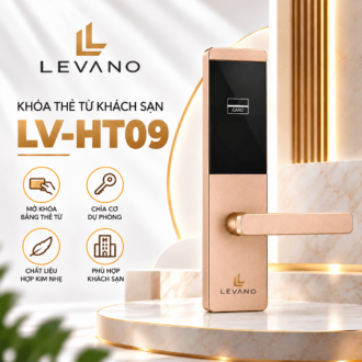 Khóa khách sạn LV-Ht09 của Levano với thiết kế hiện đại, an toàn cao.